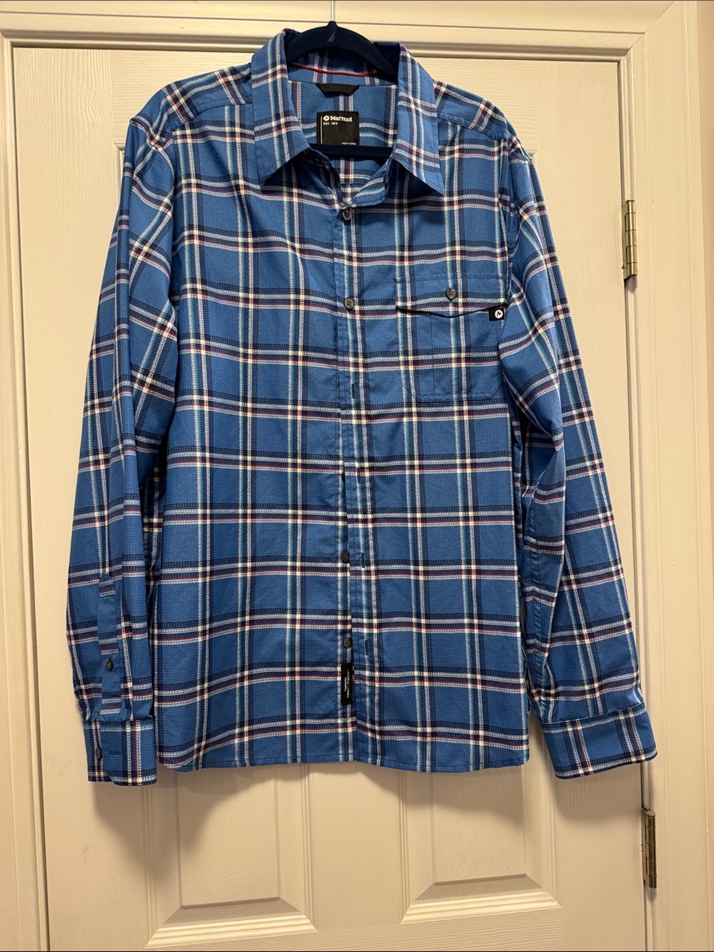 Marmot Men’s Plaid long sleeve